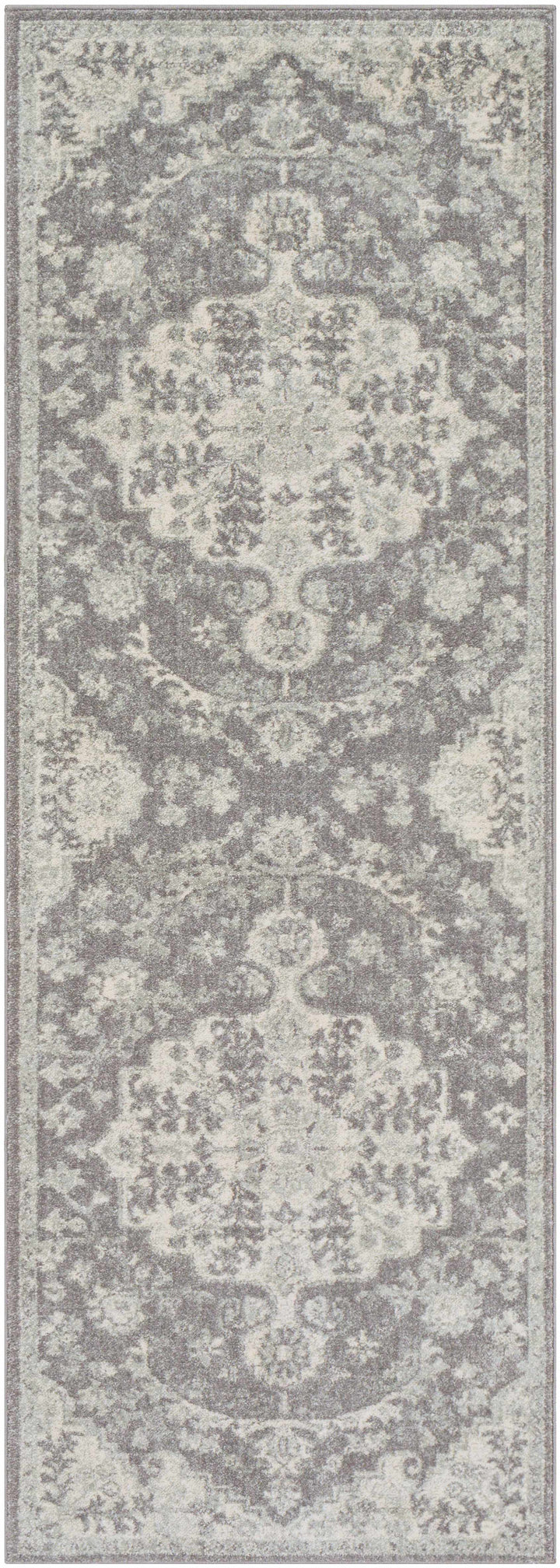 Everglades Traditional Style Gray Area Rug