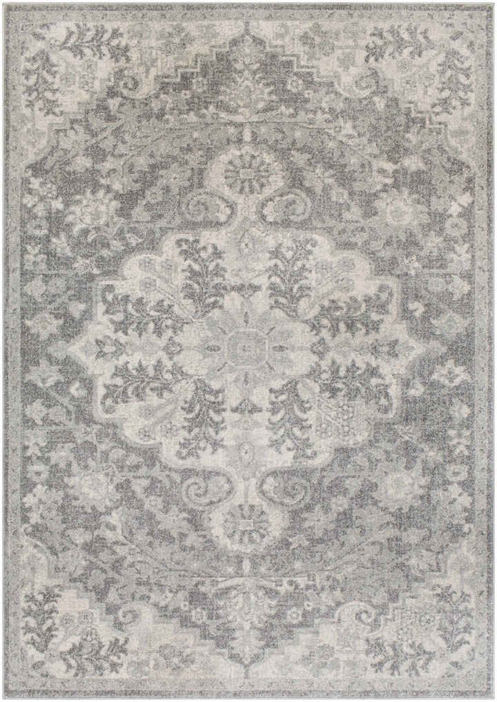 Everglades Traditional Style Gray Area Rug