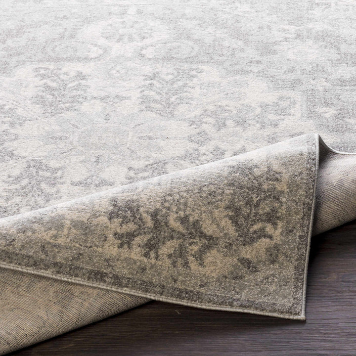 Everglades Traditional Style Gray Area Rug