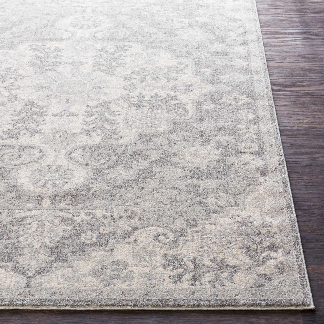 Everglades Traditional Style Gray Area Rug