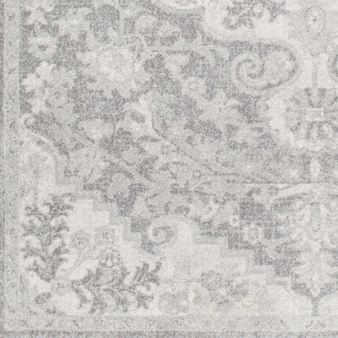 Everglades Traditional Style Gray Area Rug
