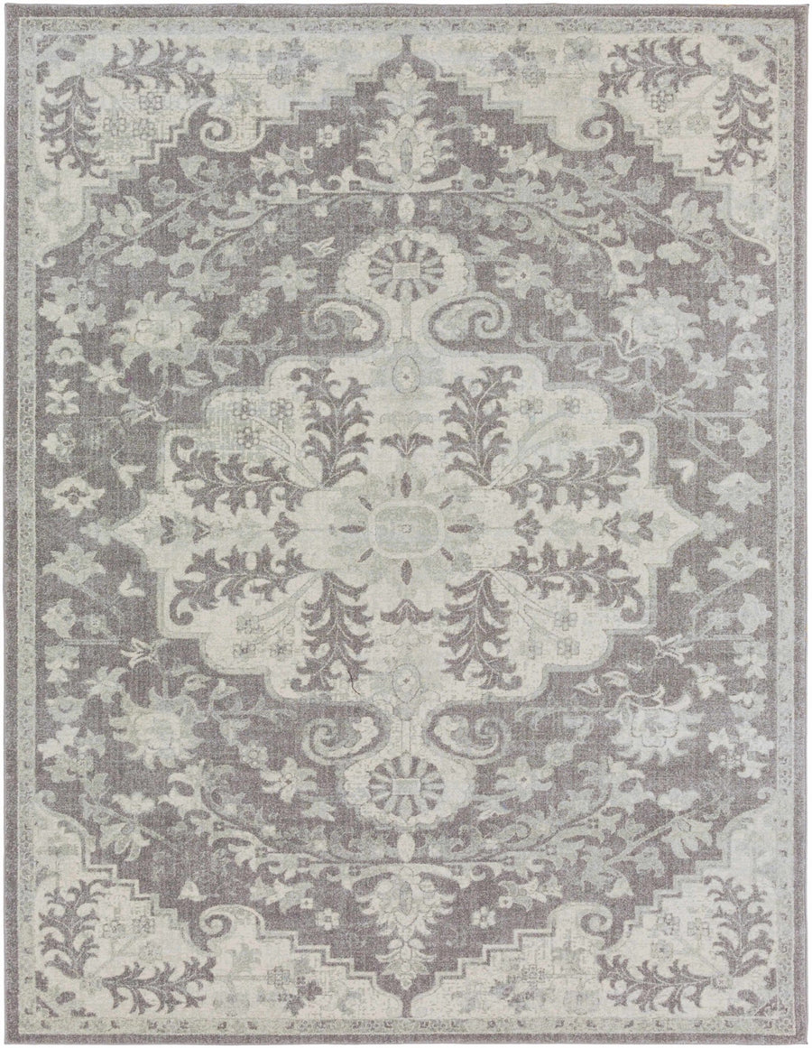 Everglades Traditional Style Gray Area Rug - The Rug Decor