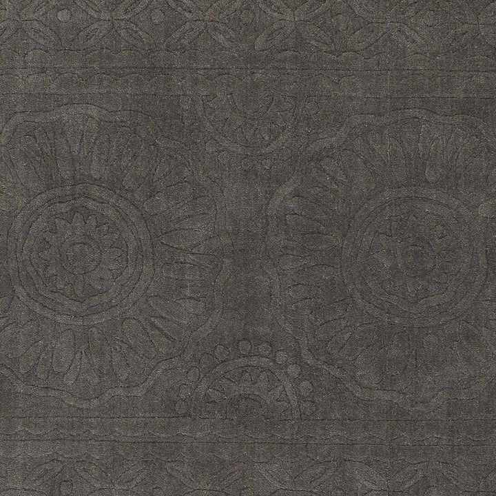Eversholt Charcoal Modern Solid Design Handloom Area Rug