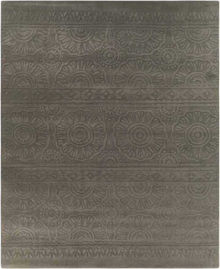 Eversholt Charcoal Modern Solid Design Handloom Area Rug - The Rug Decor