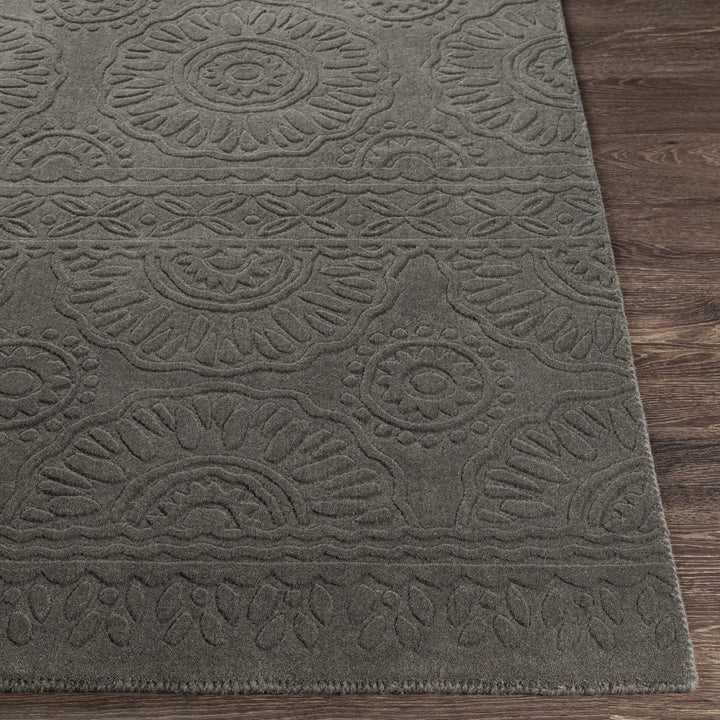 Eversholt Charcoal Modern Solid Design Handloom Area Rug - The Rug Decor
