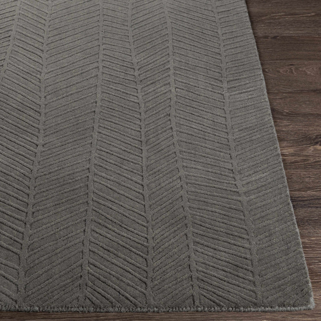 Everson Modern Geometrical Charcoal Carpet Area Rug - The Rug Decor
