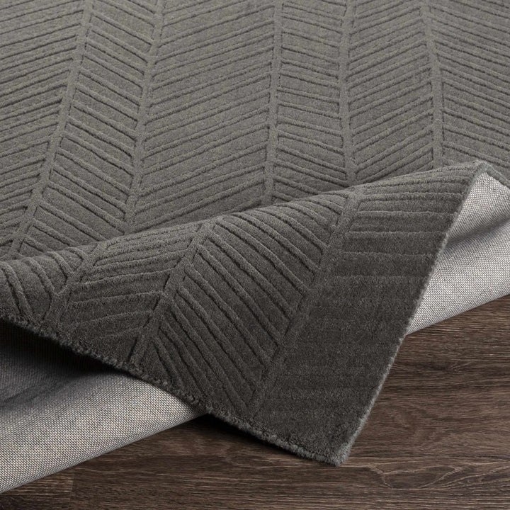 Everson Modern Geometrical Charcoal Carpet Area Rug - The Rug Decor