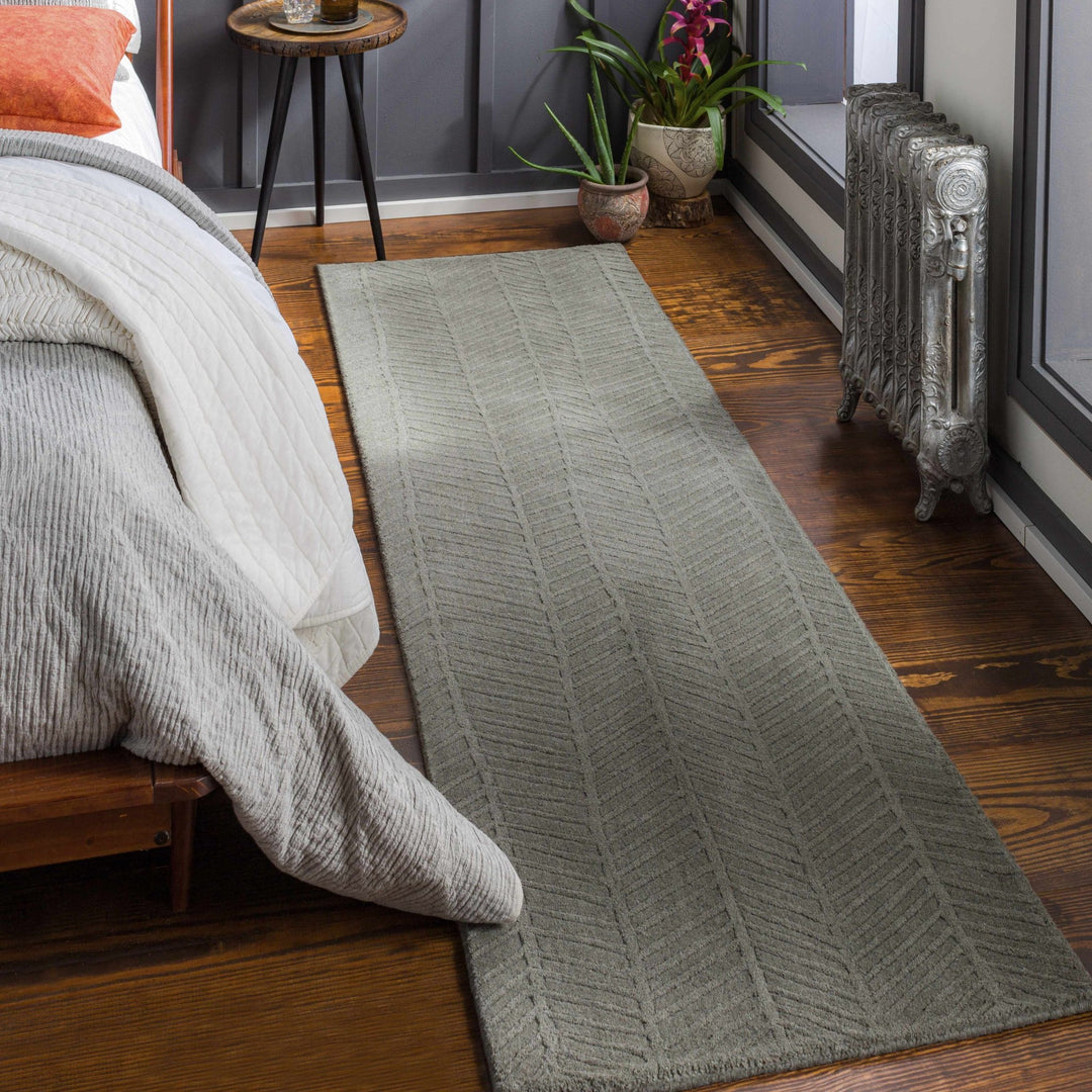 Everson Modern Geometrical Charcoal Carpet Area Rug - The Rug Decor