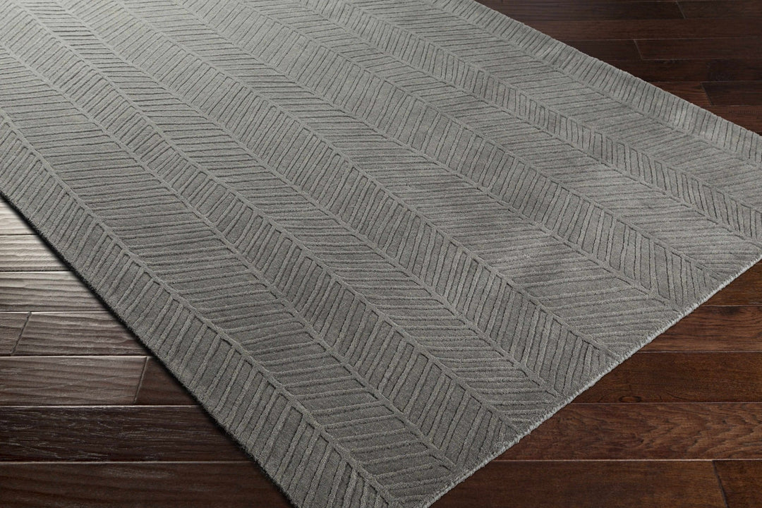 Everson Modern Geometrical Charcoal Carpet Area Rug - The Rug Decor