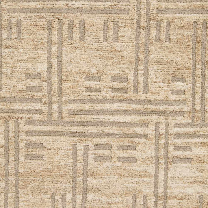 Exeland Contemporary Tan Jute Carpet - The Rug Decor
