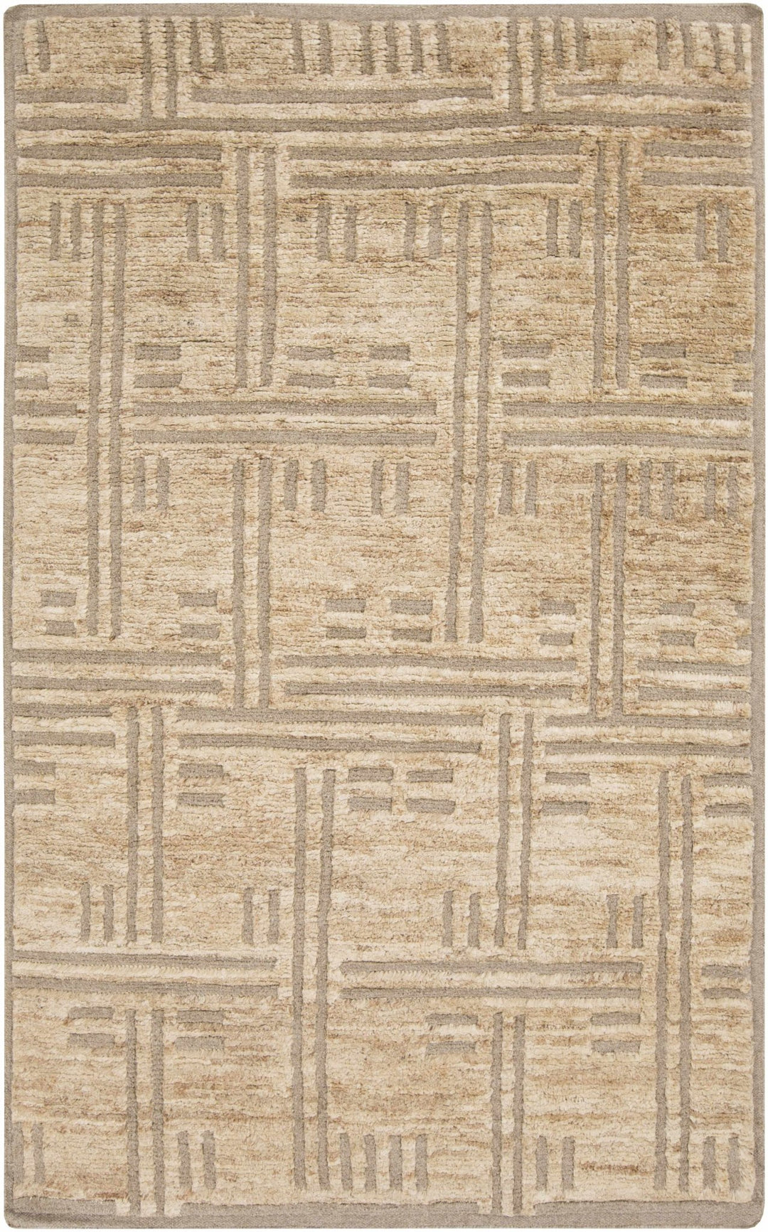 Exeland Contemporary Tan Jute Carpet - The Rug Decor