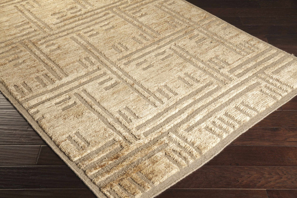 Exeland Contemporary Tan Jute Carpet - The Rug Decor