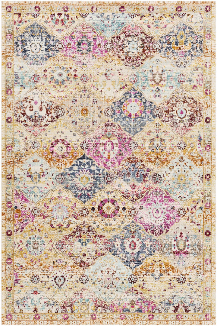 Exning Multicolor Modern Style Area Rug - The Rug Decor