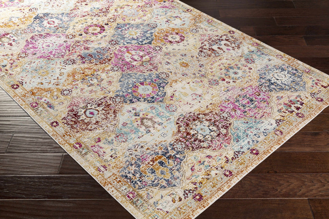 Exning Multicolor Modern Style Area Rug - The Rug Decor