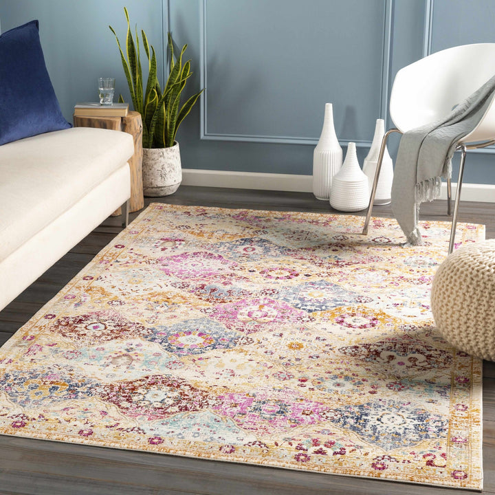 Exning Multicolor Modern Style Area Rug - The Rug Decor