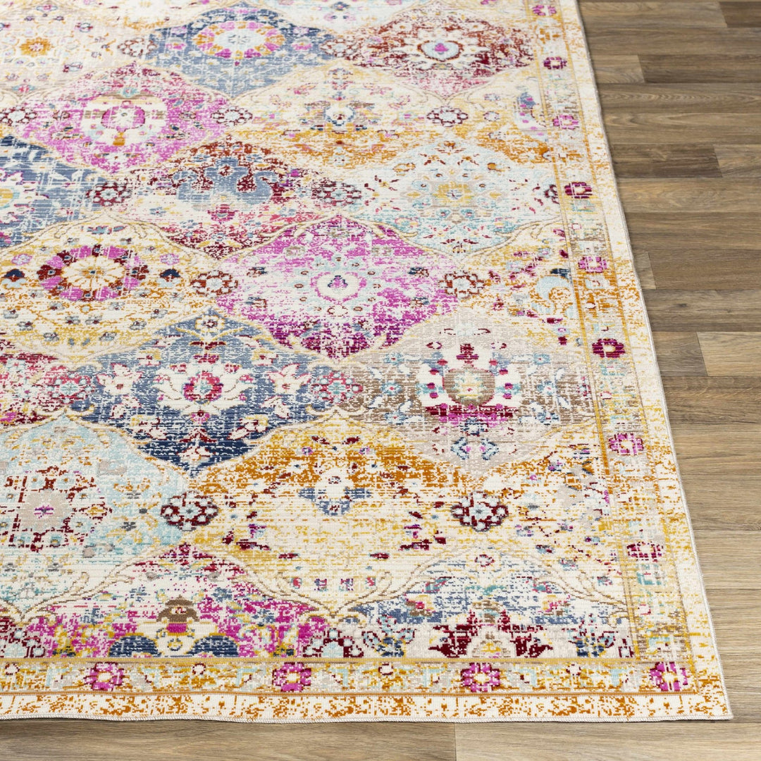 Exning Multicolor Modern Style Area Rug - The Rug Decor