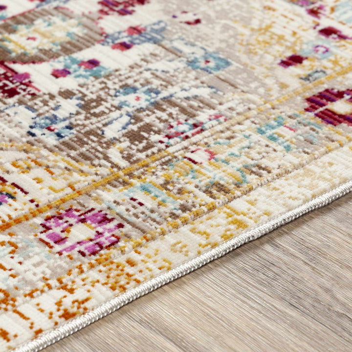 Exning Multicolor Modern Style Area Rug - The Rug Decor