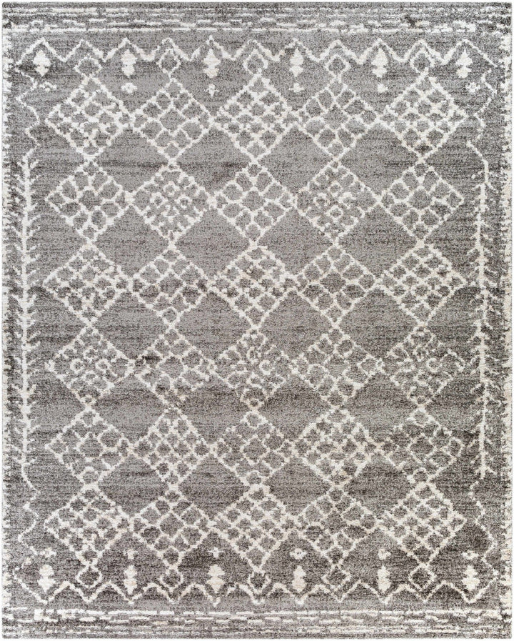 Fadden Modern Geometrical Design Gray And Ivory Area Rug - The Rug Decor