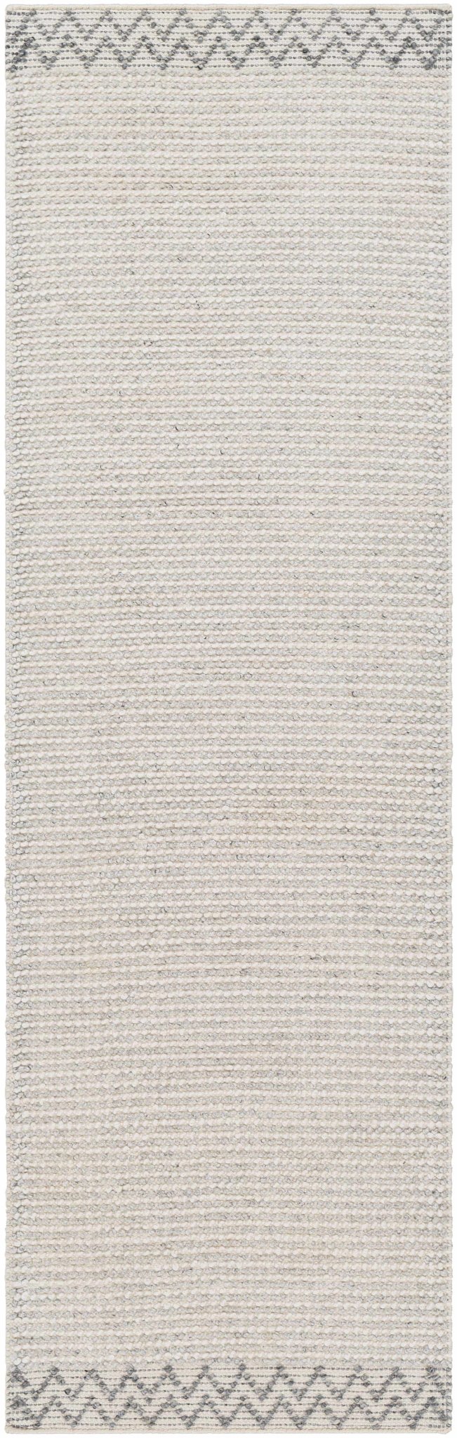 Fadia Modern Geometrical Ivory And Gray Hand Woven Area Rug - The Rug Decor