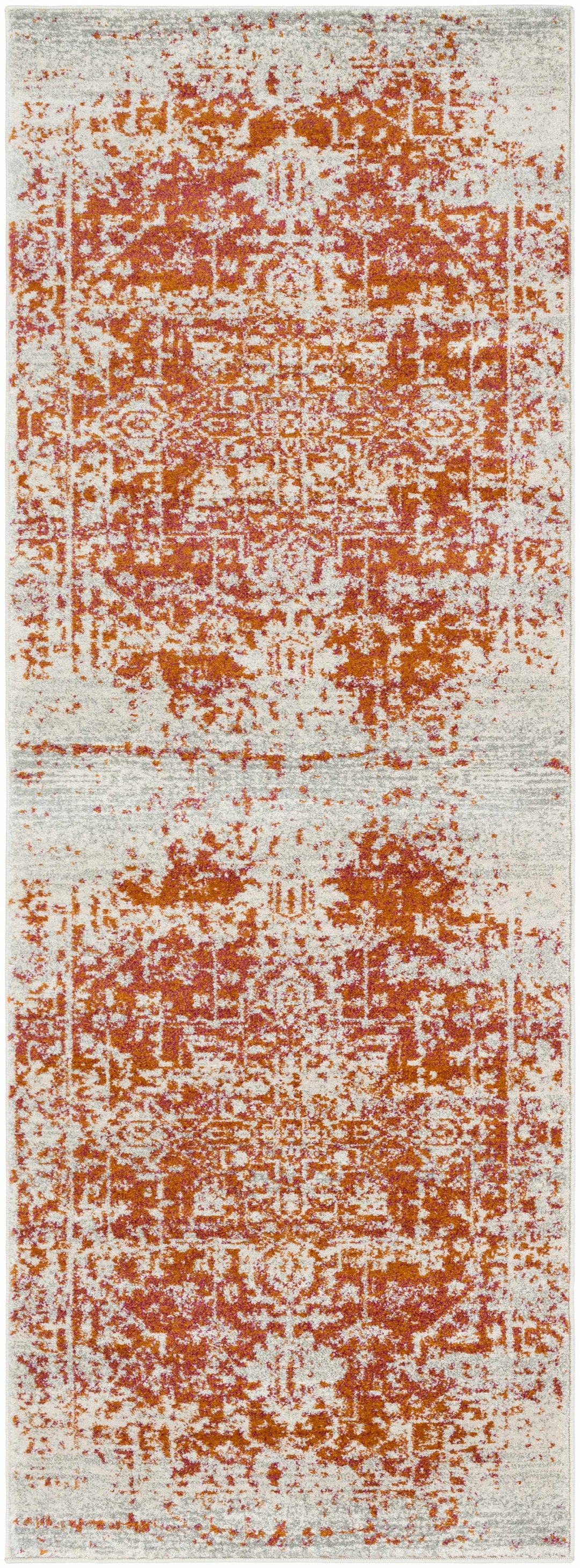 Fairmount Rust And Beige Traditional Style Area Rug