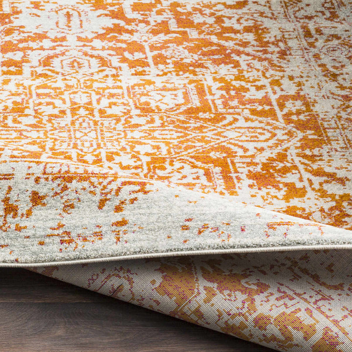Fairmount Rust And Beige Traditional Style Area Rug