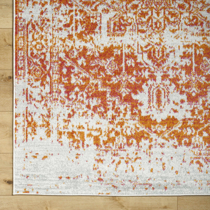 Fairmount Rust And Beige Traditional Style Area Rug