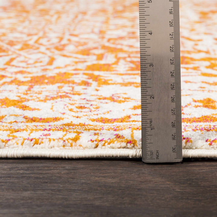 Fairmount Rust And Beige Traditional Style Area Rug