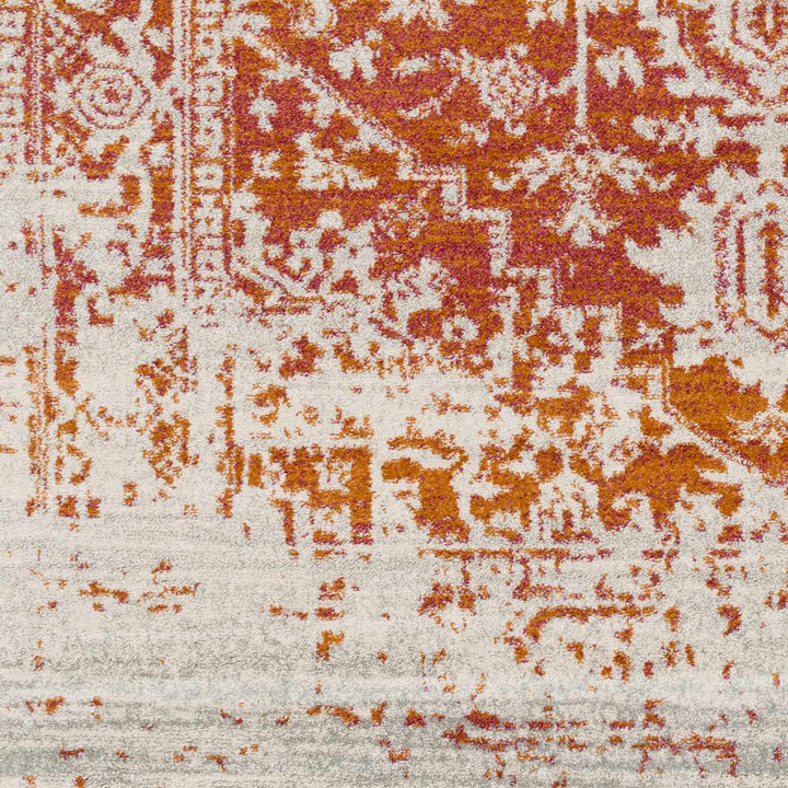 Fairmount Rust And Beige Traditional Style Area Rug