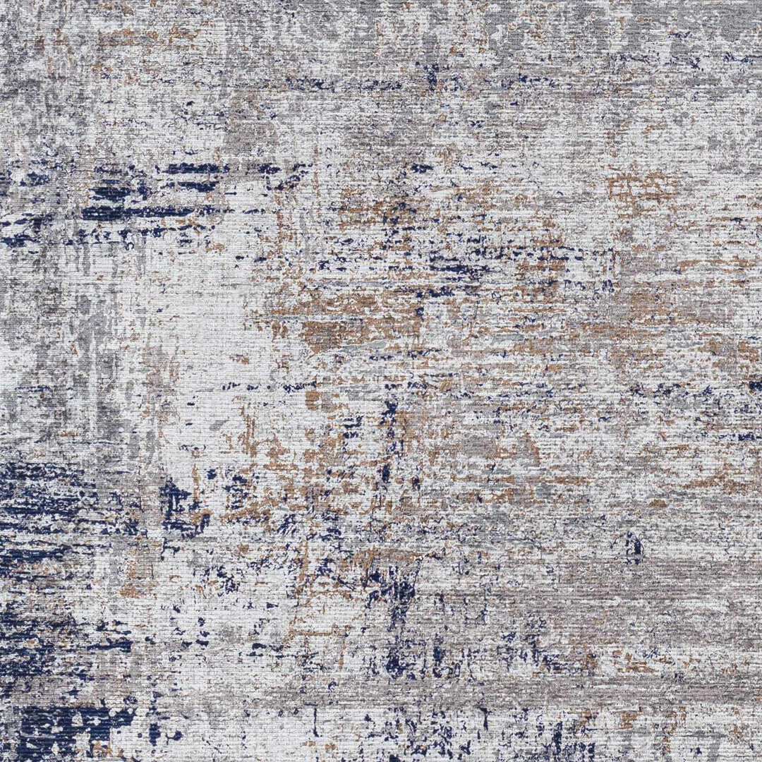 Fairplains Modern Abstract Design Blue Washable Area Rug - The Rug Decor