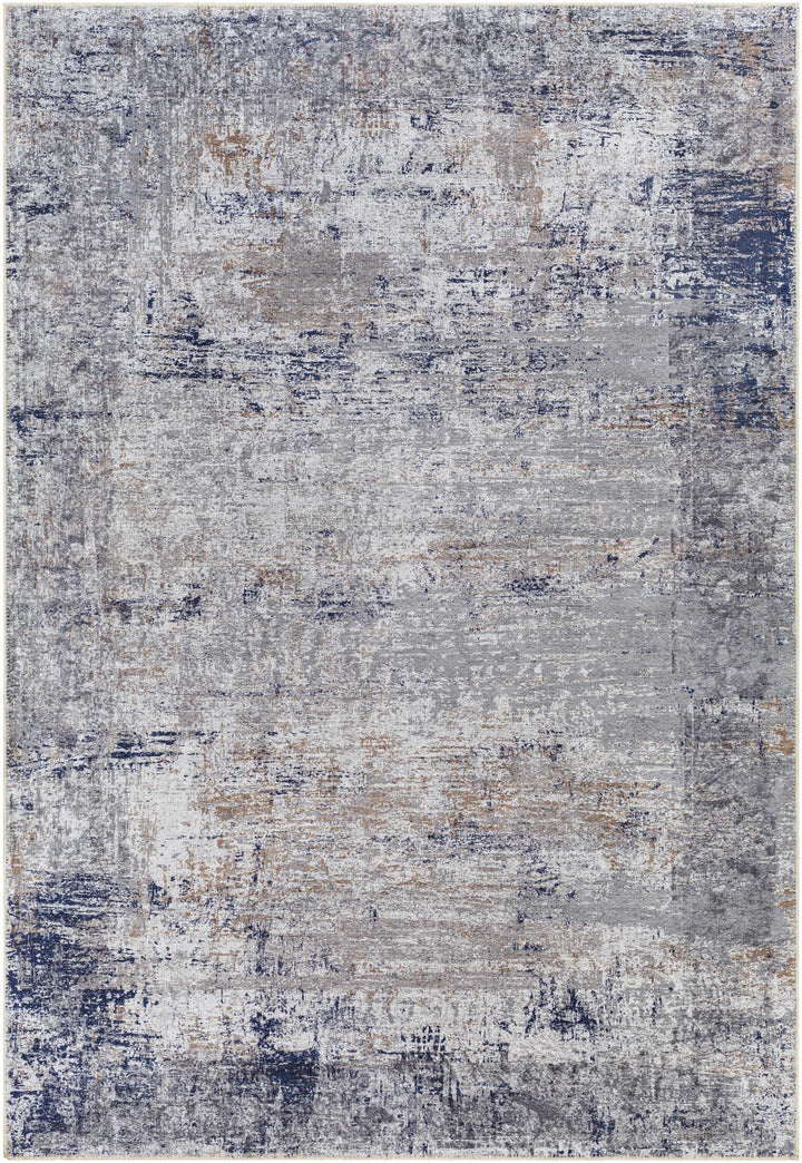 Fairplains Modern Abstract Design Blue Washable Area Rug - The Rug Decor