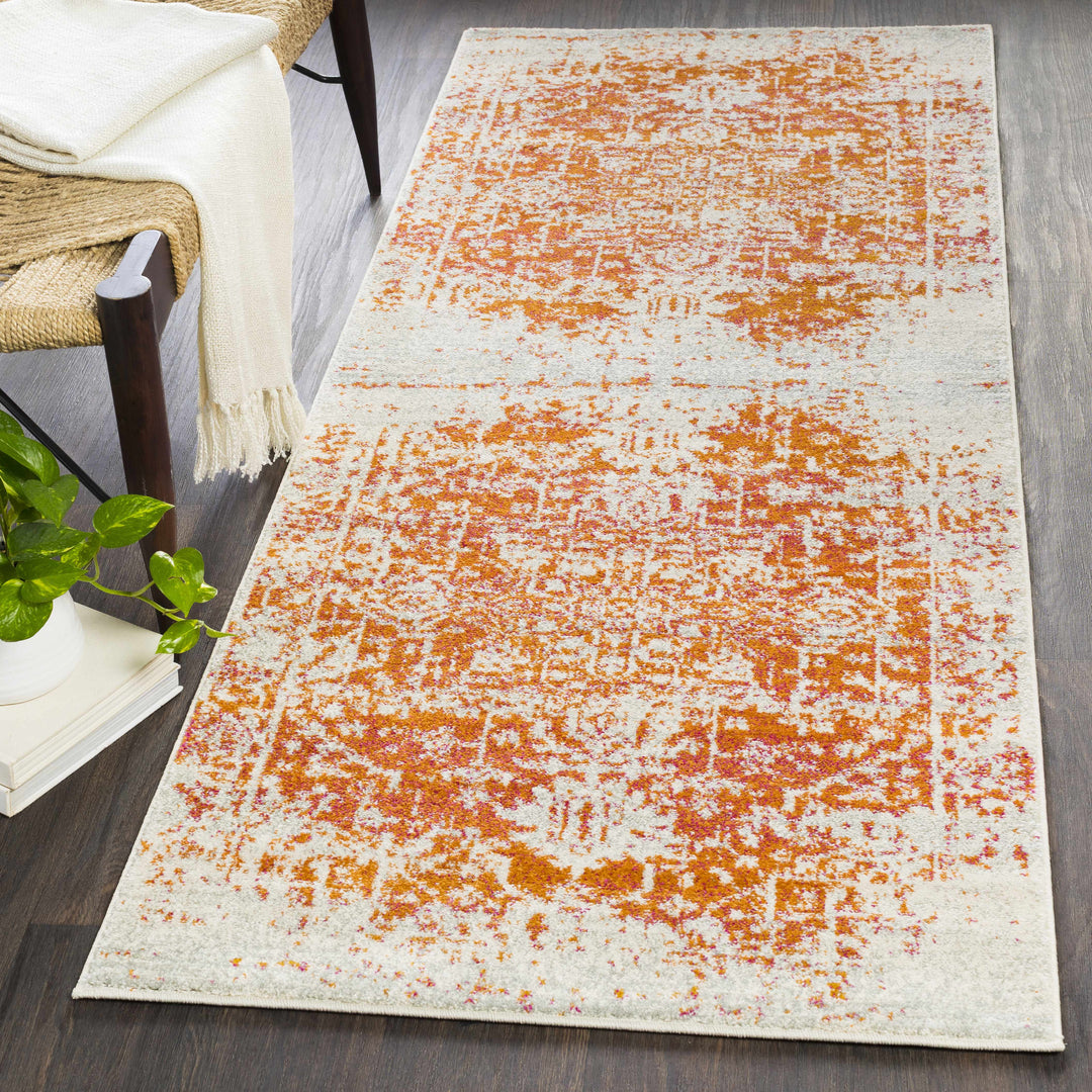 Fairmount Rust And Beige Traditional Style Area Rug