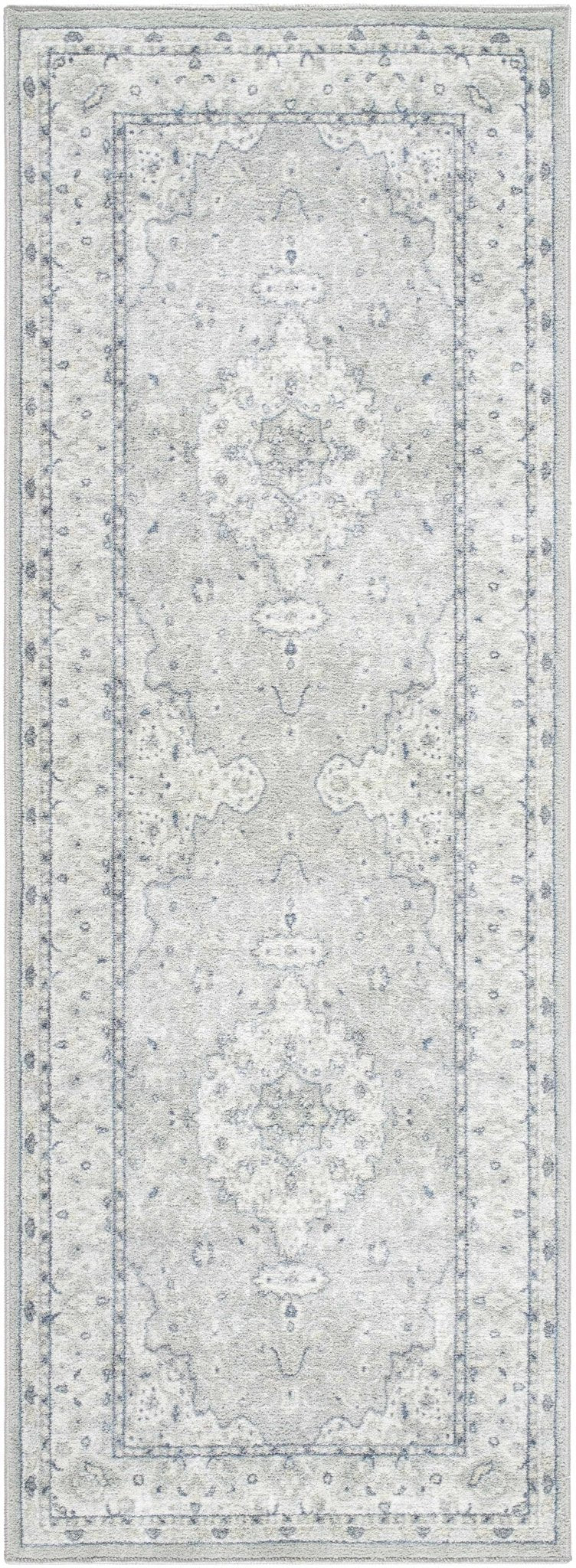 Farai Gray Traditional Medallion Design Rug - The Rug Decor