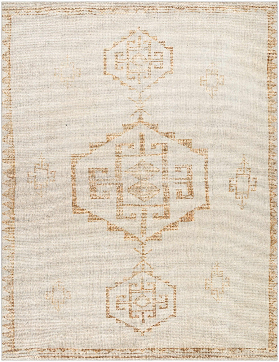 Fatin Transitional Ivory And Beige Area Rug - The Rug Decor