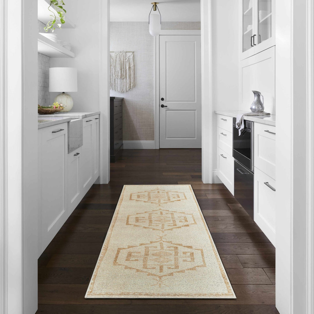 Fatin Transitional Ivory And Beige Area Rug - The Rug Decor