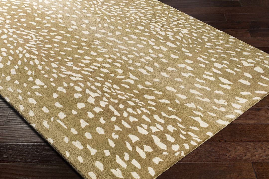 Faulconbridge Brown And Ivory Modern Style Hand Tufted Area Rug - The Rug Decor