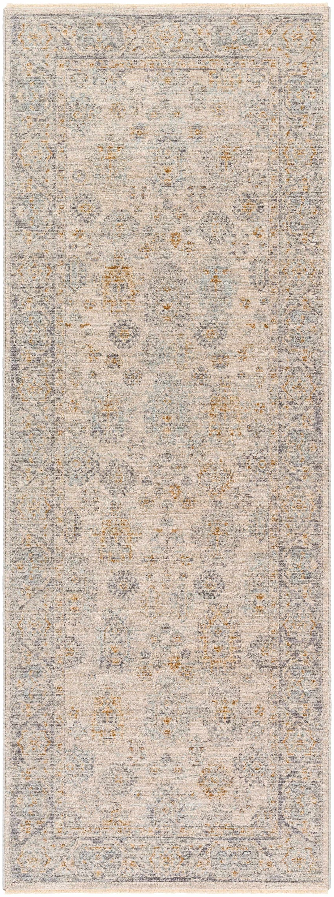 Fawn Traditional Style Beige And Gray Area Rug