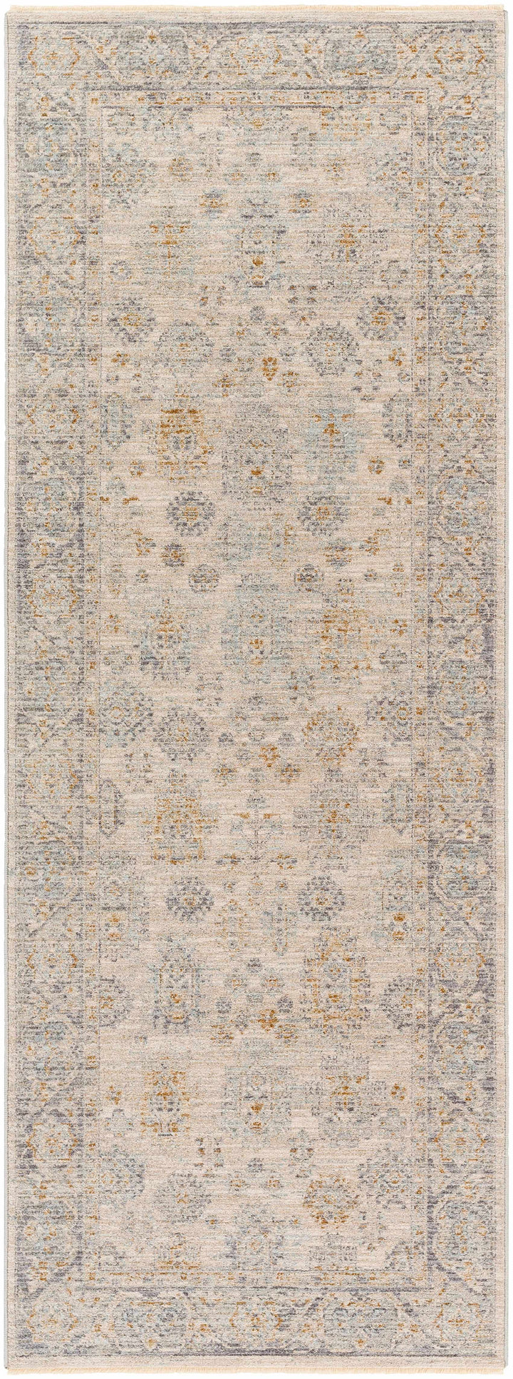 Fawn Traditional Style Beige And Gray Area Rug