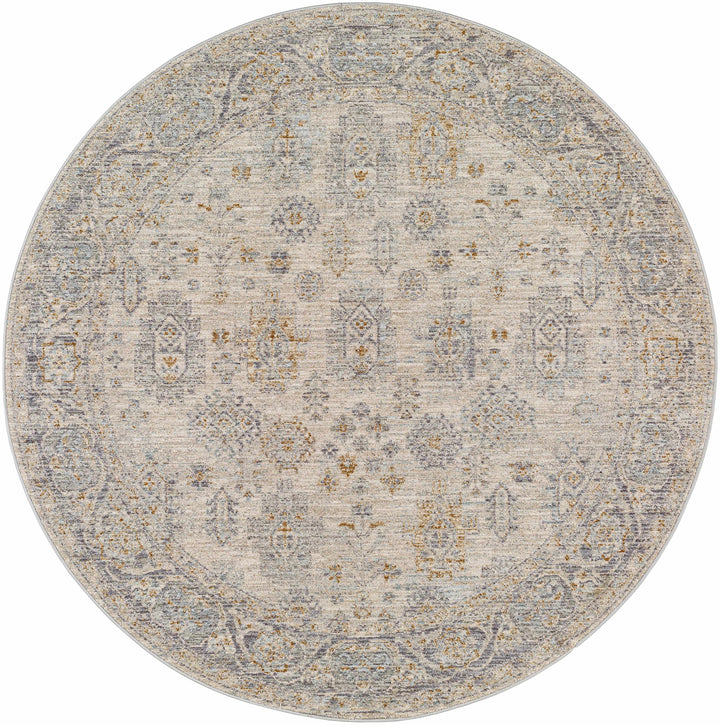 Fawn Traditional Style Beige And Gray Area Rug