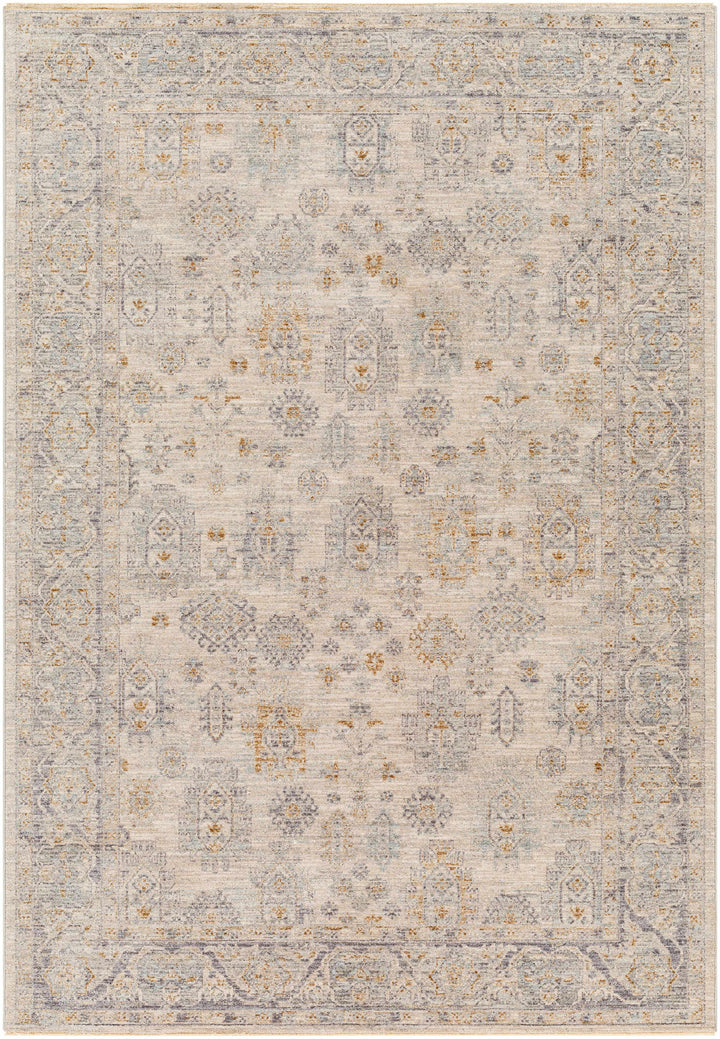Fawn Traditional Style Beige And Gray Area Rug