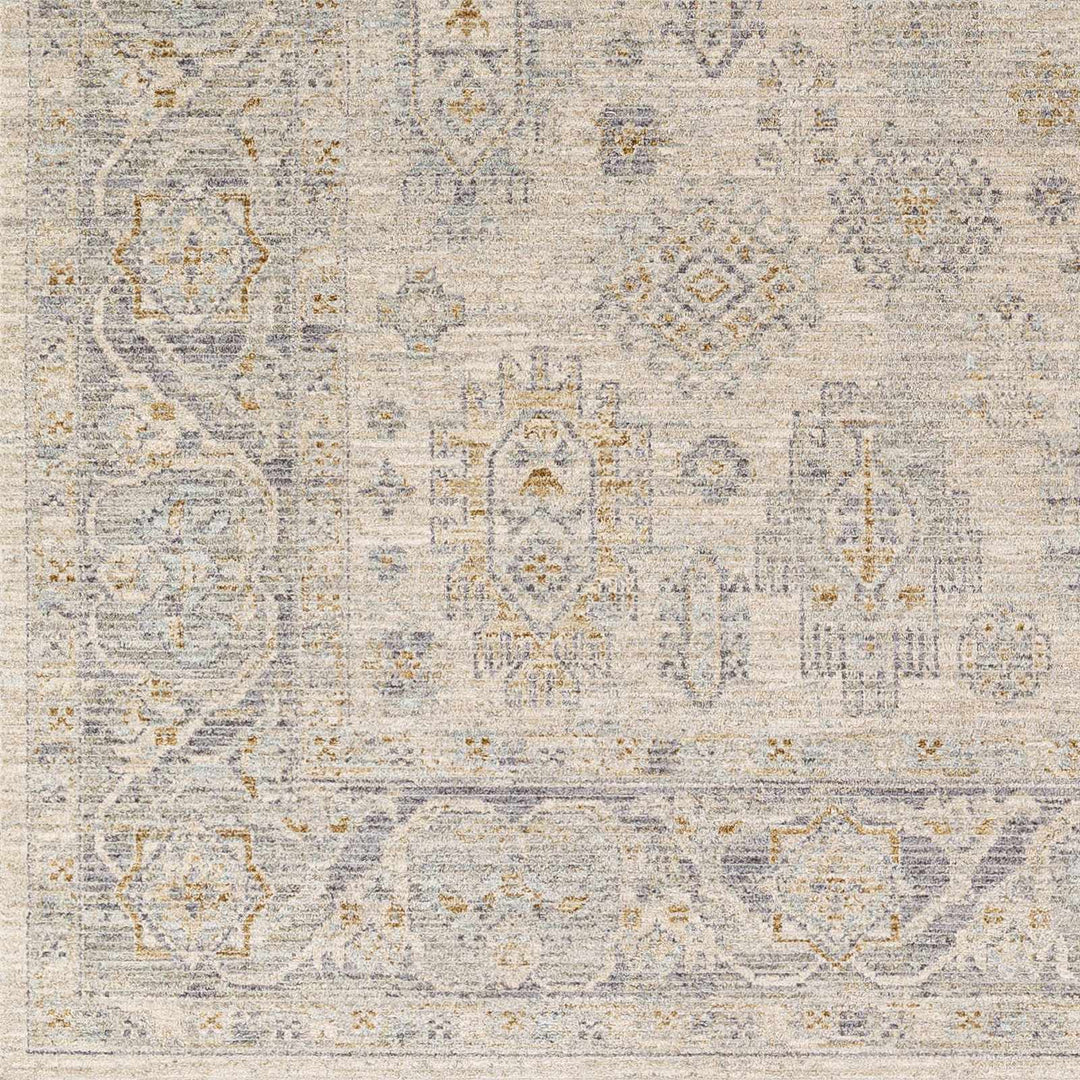 Fawn Traditional Style Beige And Gray Area Rug