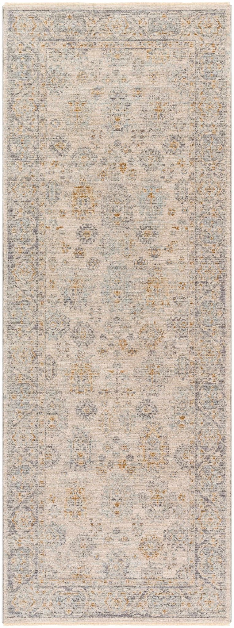 Fawn Traditional Style Beige And Gray Area Rug - The Rug Decor
