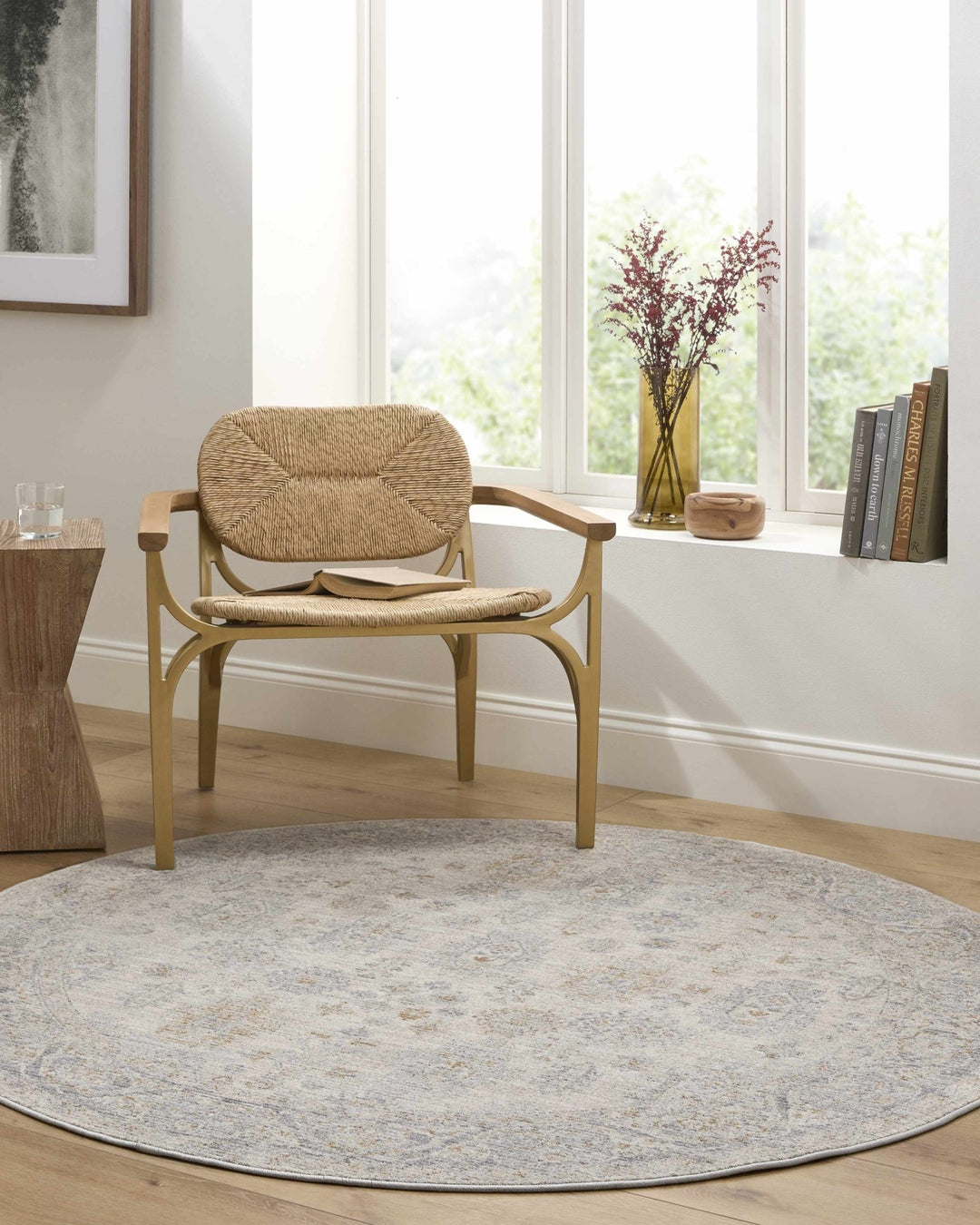 Fawn Traditional Style Beige And Gray Area Rug - The Rug Decor