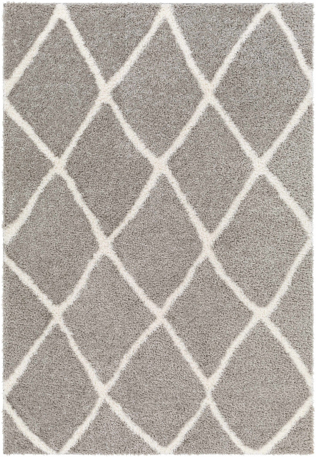 Faye Gray And White Contemporary Style Area Rug - The Rug Decor