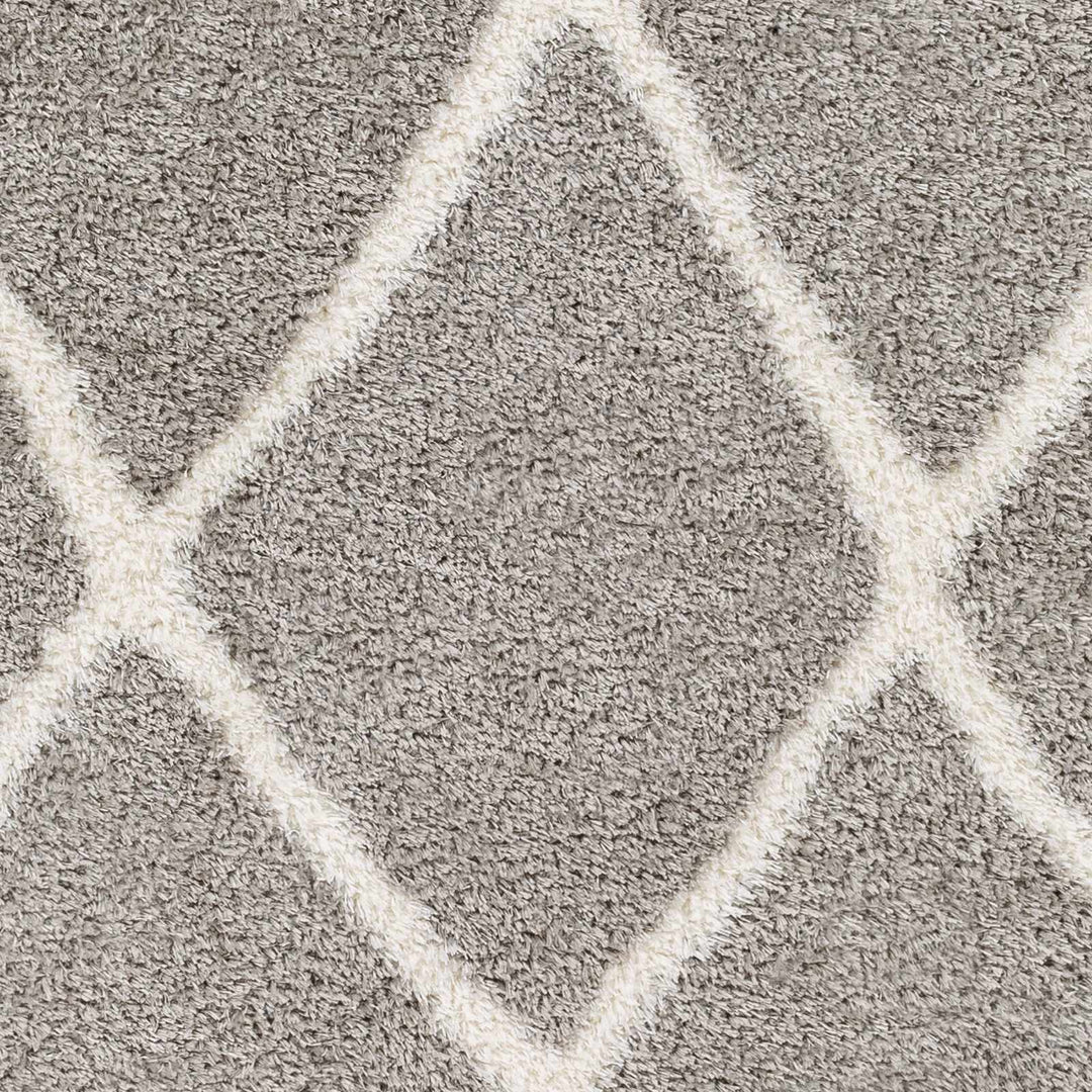 Faye Gray And White Contemporary Style Area Rug - The Rug Decor