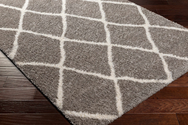 Faye Gray And White Contemporary Style Area Rug - The Rug Decor