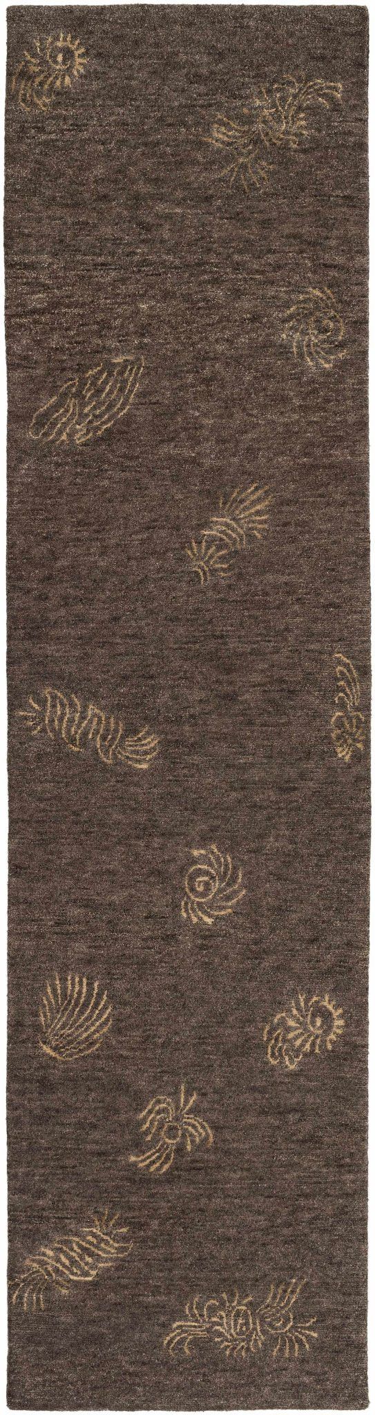 Fayette Contemporary Style Taupe Hand Knotted Wool Area Rug - The Rug Decor
