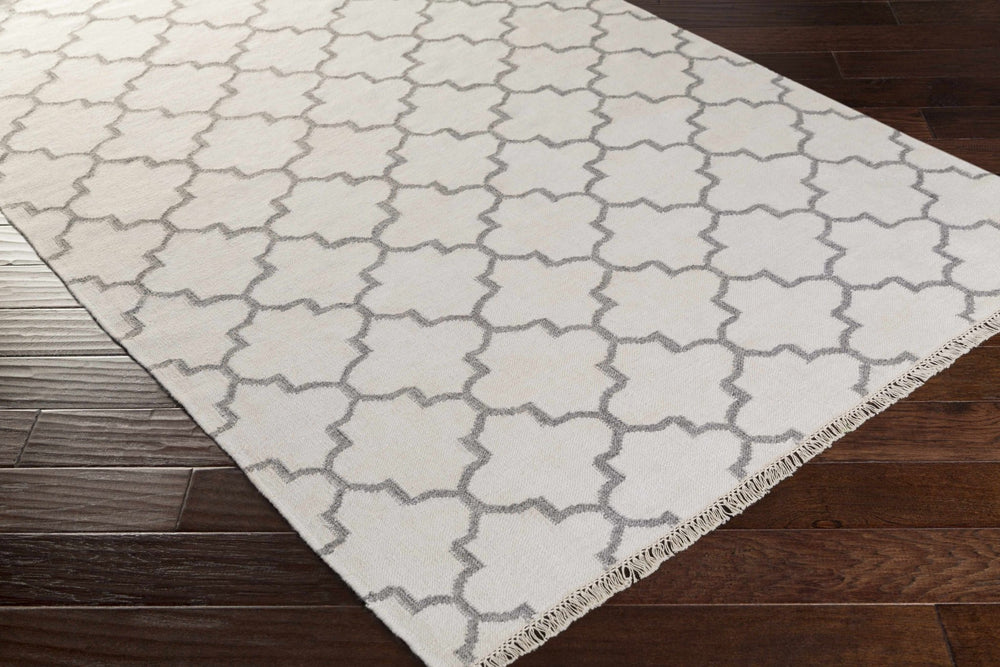 Fellsmere Modern Style Ivory And Gray Hand Woven Area Rug - The Rug Decor
