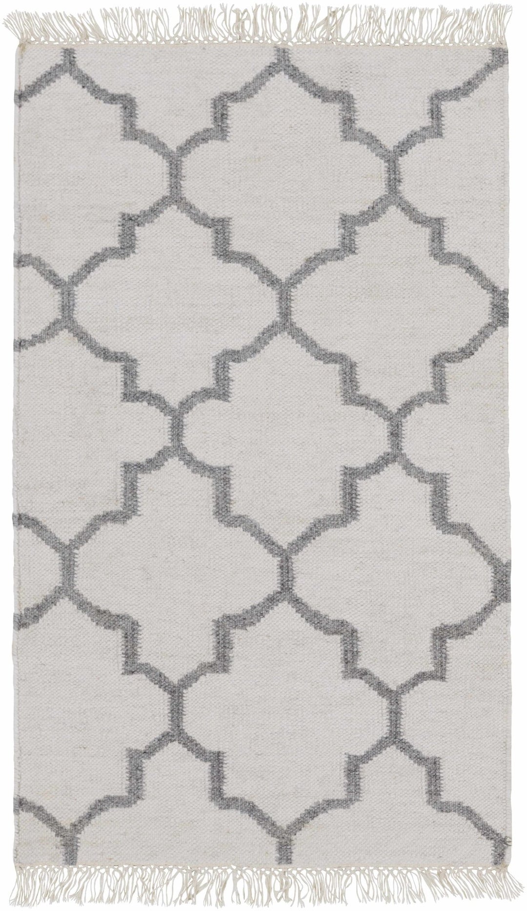 Fellsmere Modern Style Ivory And Gray Hand Woven Area Rug - The Rug Decor