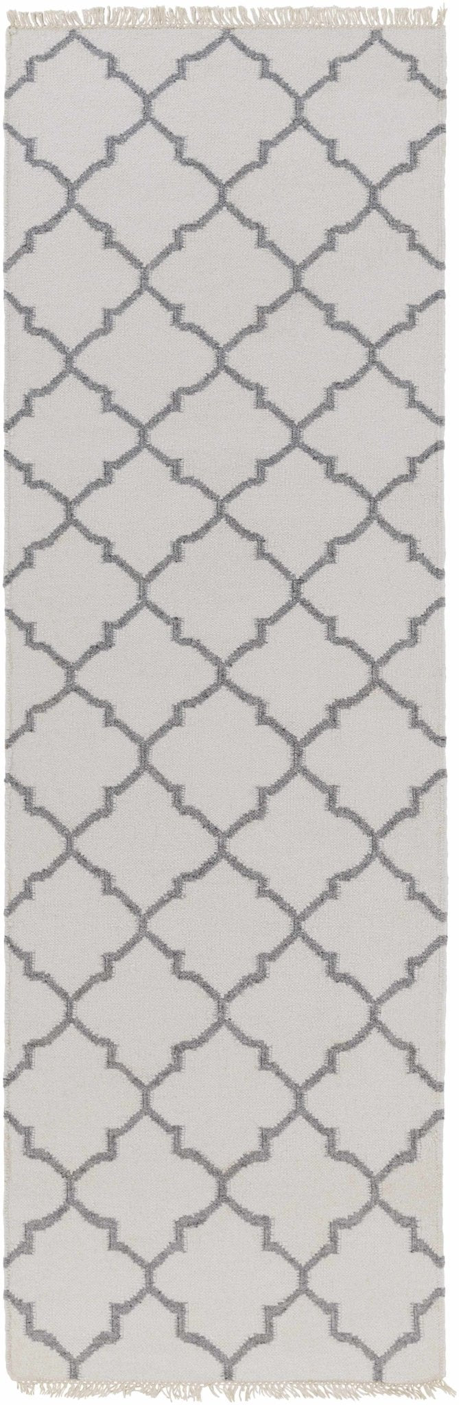 Fellsmere Modern Style Ivory And Gray Hand Woven Area Rug - The Rug Decor