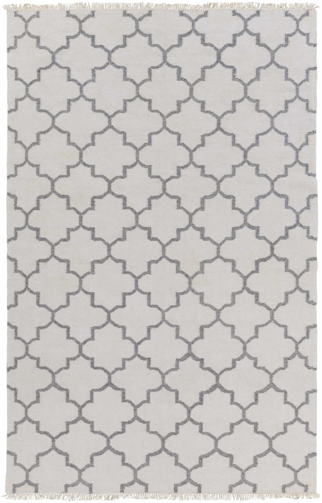 Fellsmere Modern Style Ivory And Gray Hand Woven Area Rug - The Rug Decor